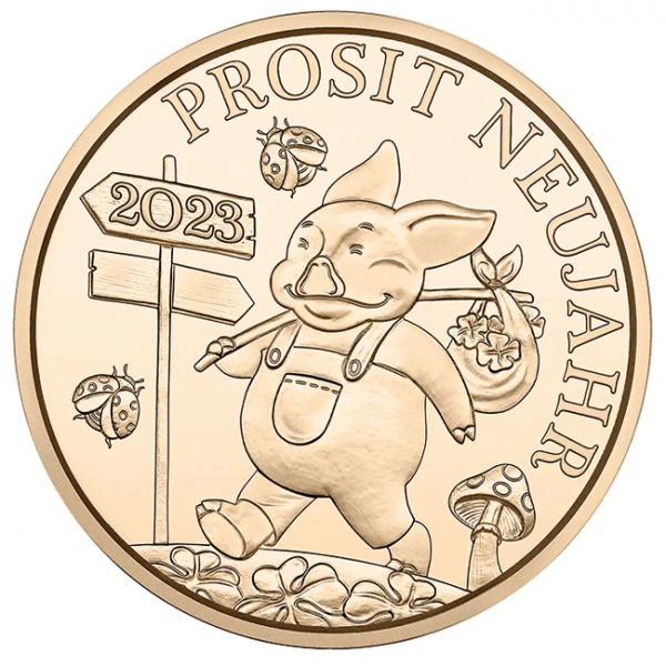 Šťastný žeton 2023, bronzová mince