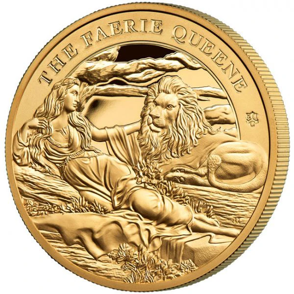 The Faerie Queene - Una a lev, 1 oz zlata, ražba pouze 100 ks
