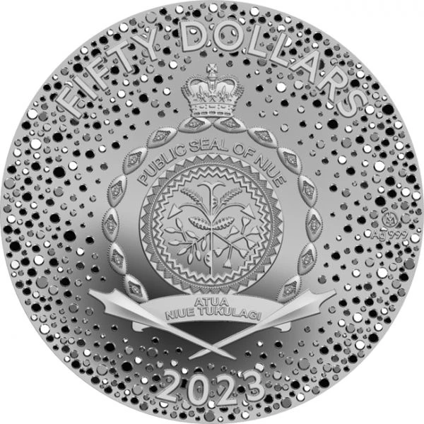Černý vodní králík 1 kilogramová stříbrná mince