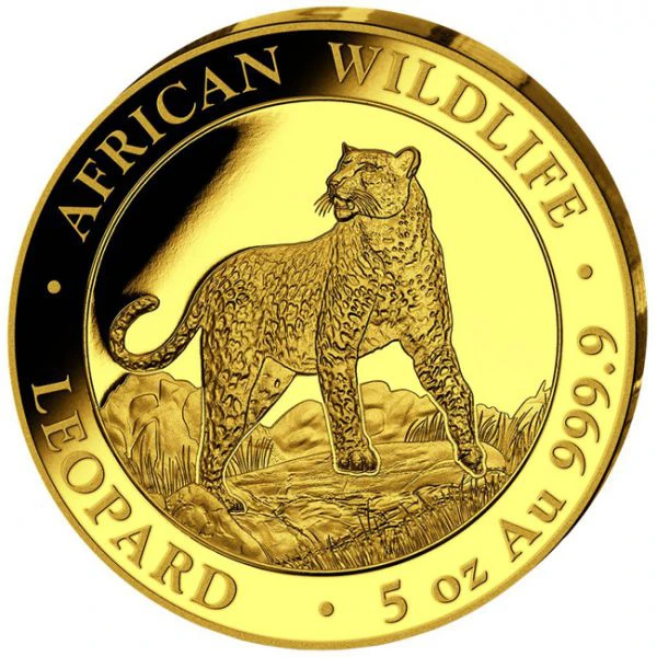 Zlatá mince Leopard