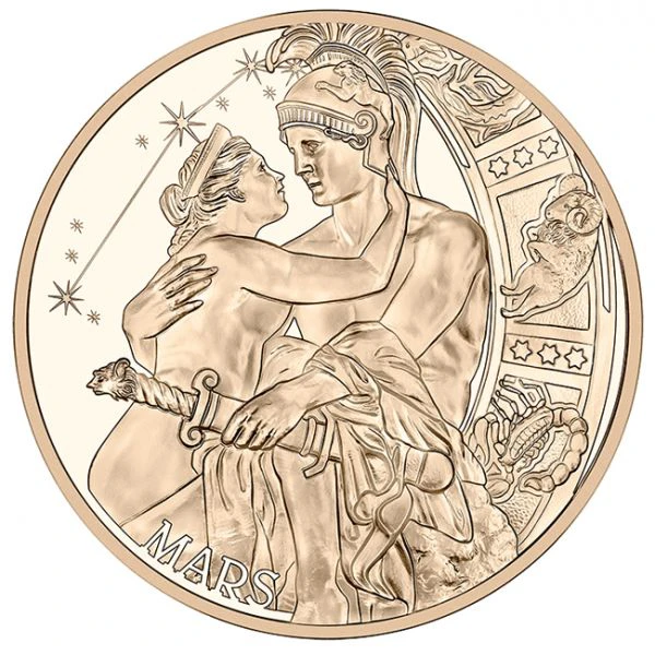 Kalendářní bronzová medaile 2023 - Rok Marsu