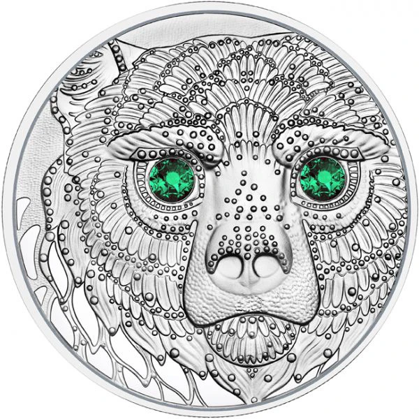 Medvěd s léčivou sílou, stříbrná mince