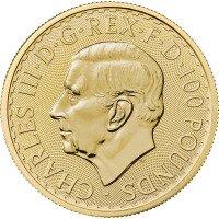 Zlatá minca Britannia Charles III 2023, 1 oz