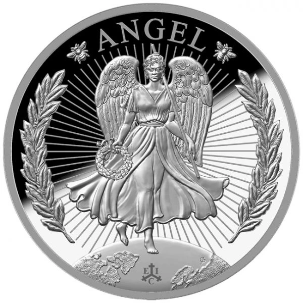Anděl štěstí, 1 oz stříbra