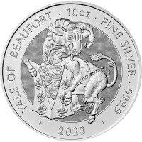 Strieborná minca 10 Oz Tudorovské zvieratá Yale of Beaufort | 2023