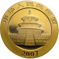 Zlatá minca Panda 1 Oz - 2007