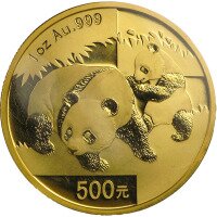 Zlatá minca Panda 1 Oz - 2008