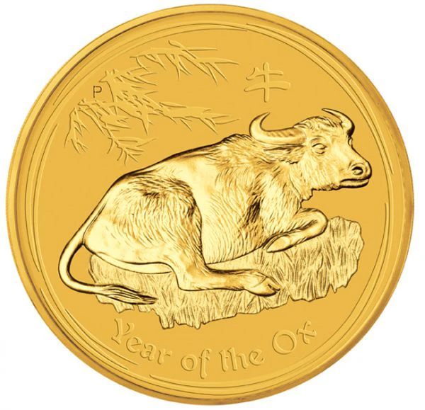 Zlatá mince Lunární serie II - Rok Buvola