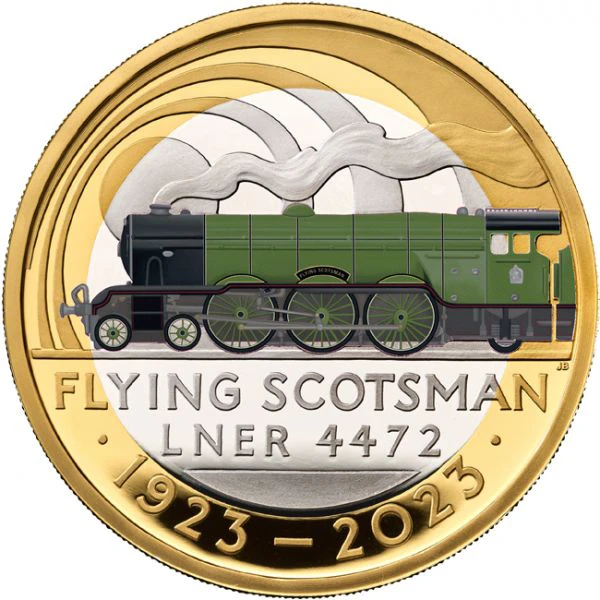 Létající Skot, stříbrná mince