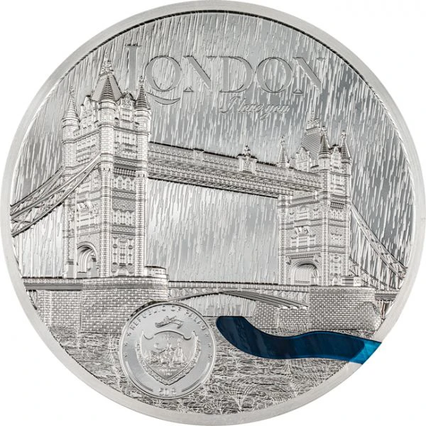 Stříbrná mince Tiffany Art - Metropolis London