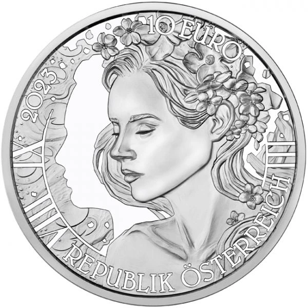 Pomněnka, stříbrná mince