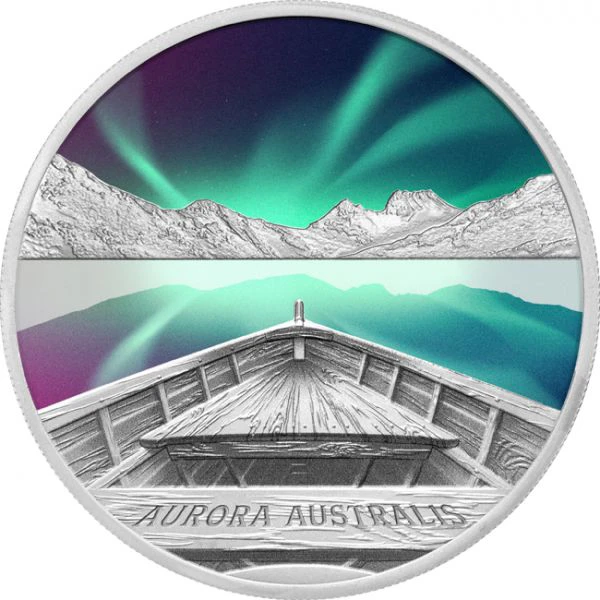 Jižní úsvit (Aurora Australis) 1 oz stříbra