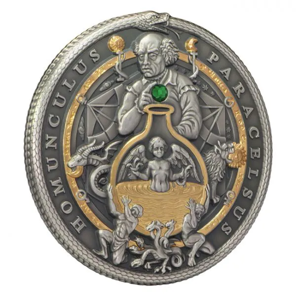 Homunuculus Paracelsus, 2 oz stříbra