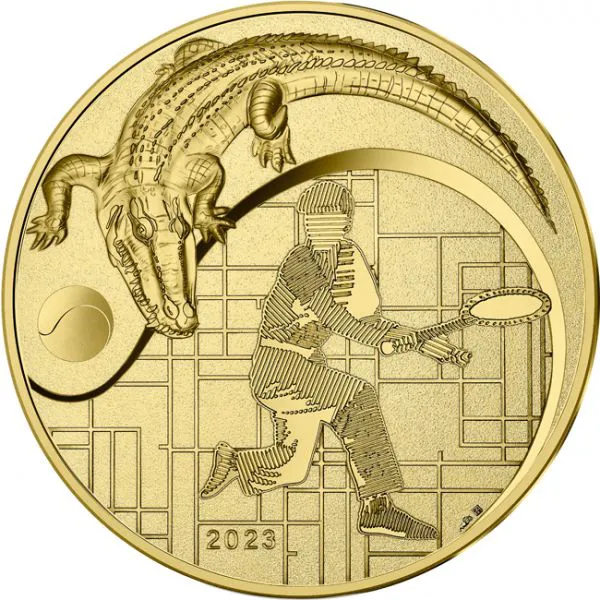 90. výročí Lacoste, zlatá mince