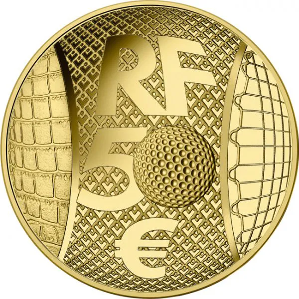 90. výročí Lacoste, zlatá mince