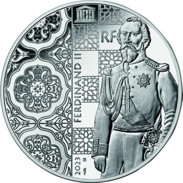 Palác Pena v Sientře - Portugalsko, stříbrná mince