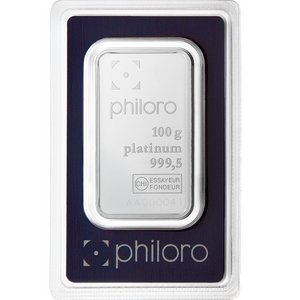 Platinový zliatok Philoro 100 g