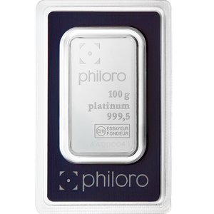 Platinový zliatok Philoro 100 g