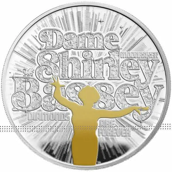 Hudební legendy -  Shirley Bassey - Diamanty jsou věčné, 1 oz stříbra