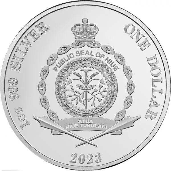 Kakadu major Mitchells, stříbrná mince