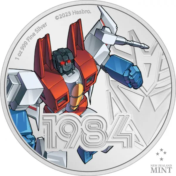 Transfomers: Starscream, 1 oz stříbra