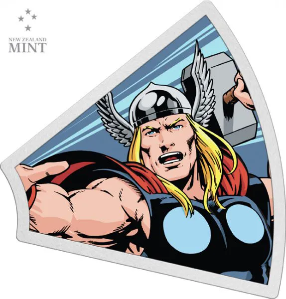 Thor - 60. výročí Marvel Avengers, 1 oz stříbra