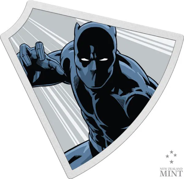 Black Panther - 60. výročí Marvel Avengers, 1 oz stříbra