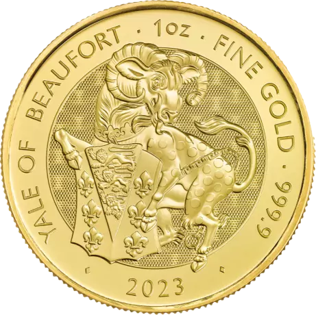 Zlatá minca 1 Oz Tudorovské zvieratá Yale of Beaufort | 2023