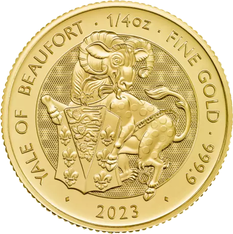 Zlatá minca 1/4 Oz Tudorovské zvieratá Yale of Beaufort | 2023