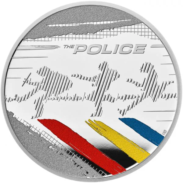 Hudební legendy - The Police, 1 oz stříbra kolorované