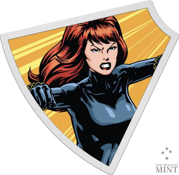 Černá vdova - 60. výročí Marvel Avengers, 1 oz stříbra
