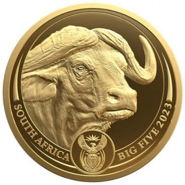 Big Five II - Bůvol 2023, 1 oz zlata