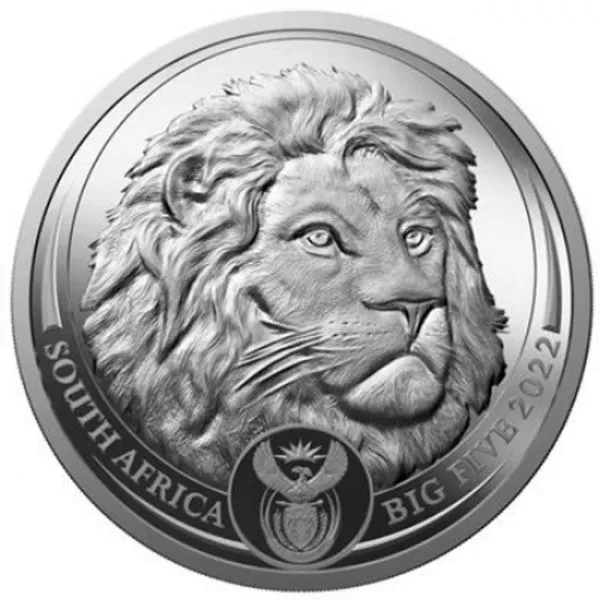 Big Five II - Lev 2022, 5 oz stříbra