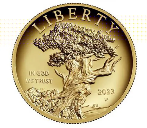 Zlatá mince Americká svoboda, 1 oz, vysoký reliéf
