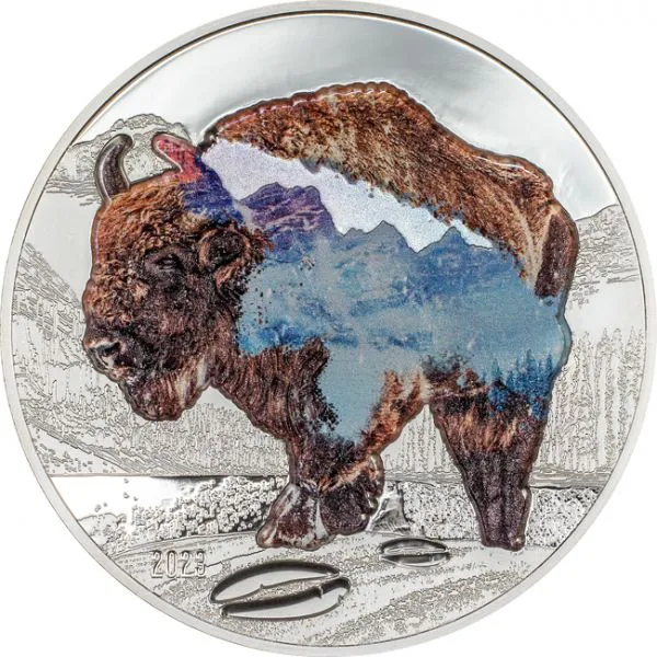 Bizon, 2 oz stříbra