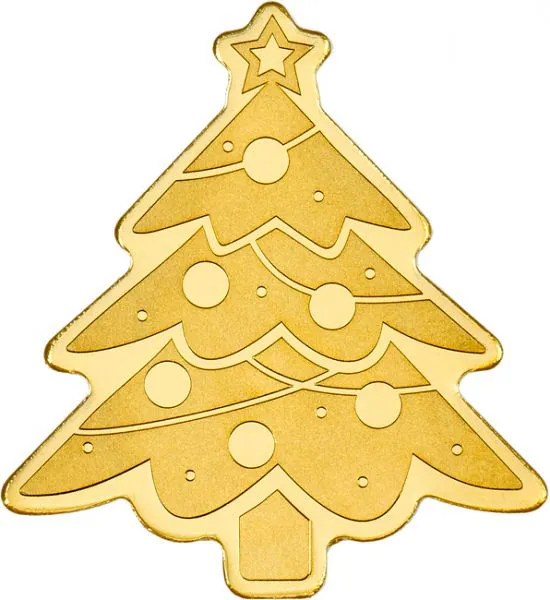 Vánoční stromek zlatý