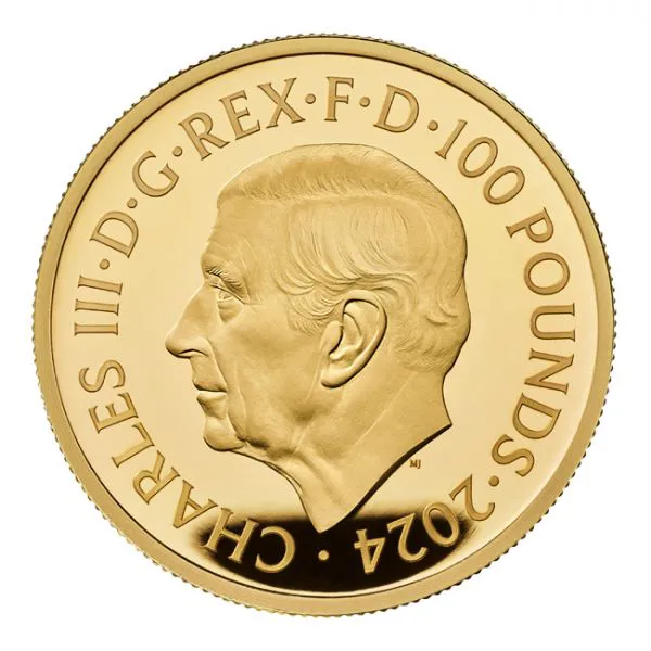 Lunární drak 2024 - Britská královská mincovna, 1 oz zlata