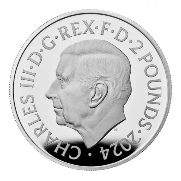 Lunární drak 2024 - Britská královská mincovna, 1 oz stříbra