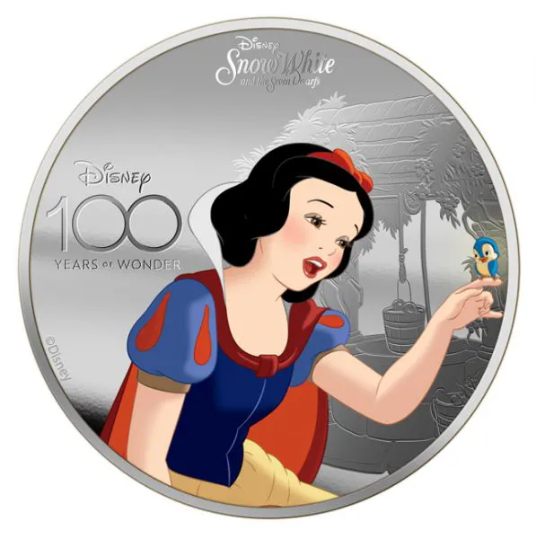 100. výročí Disney: Sněhurka - 1 oz stříbra, emise pouze 1000 ks