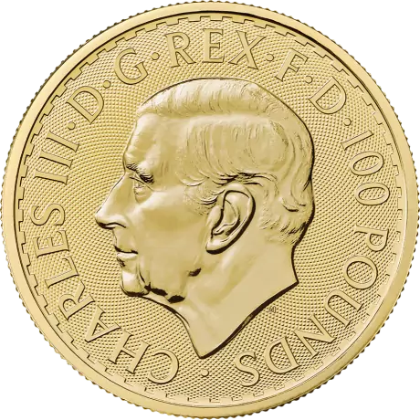 Zlatá minca Britannia Charles III 2024, 1 oz