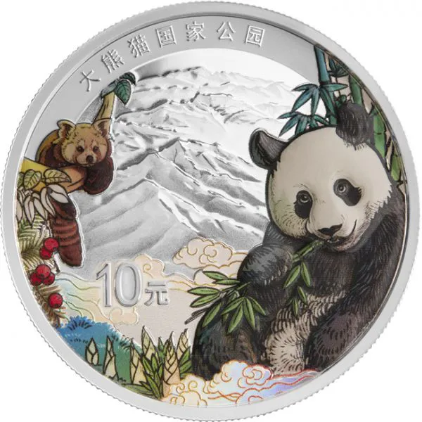 Giant Panda National Park, stříbrná mince
