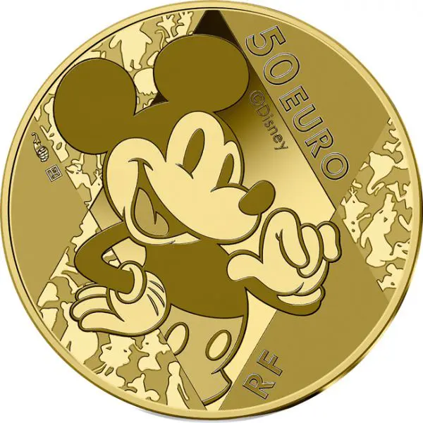 100 let Disney, zlatá mince - 1/4 oz