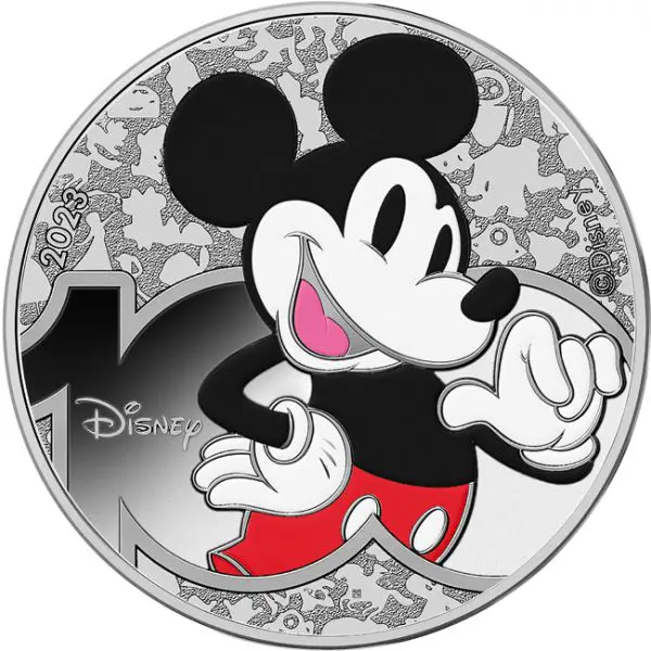 100 let Disney, sada stříbrných mincí 