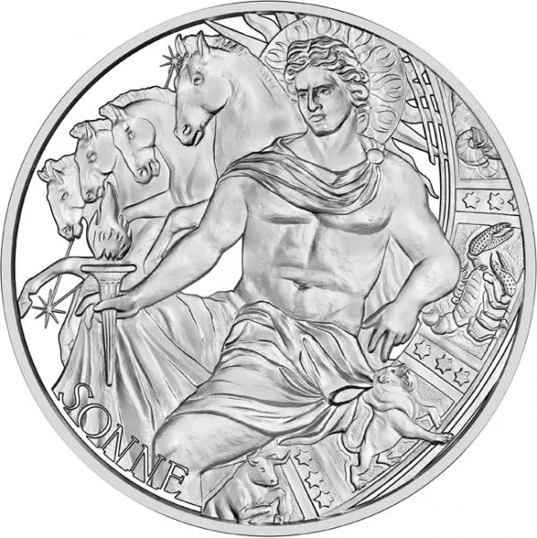 Kalendářní medaile 2024 - Rok Slunce; stříbro