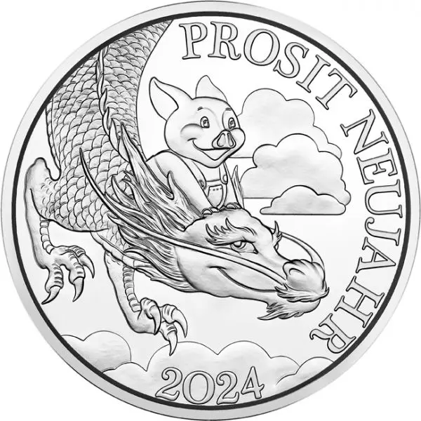 Žeton štěstí 2024, stříbrná mince