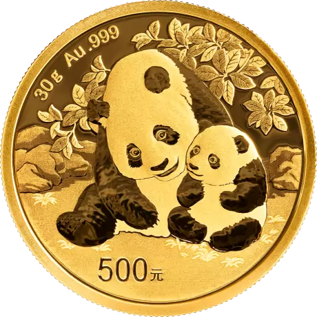 Zlatá minca Panda 30 g - 2024