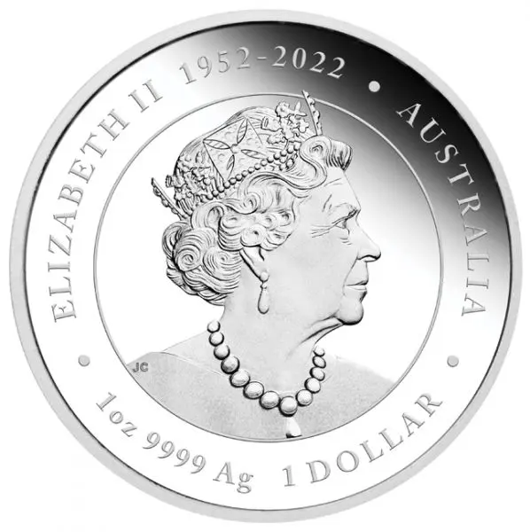 Stříbrná mince Lunární série III - Rok Draka 2024 v etuji, 1 oz