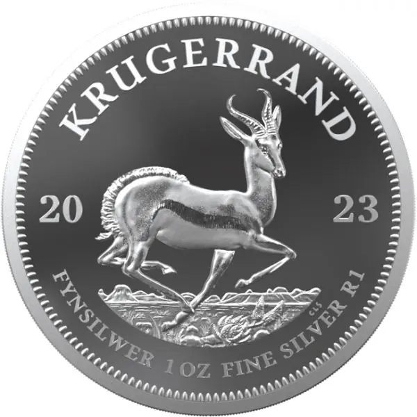 Stříbrná mince Krugerrand 2023 v etuji, 1 oz