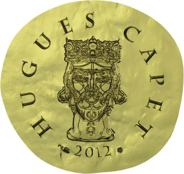 Král Hugo Capet, 1/4 oz zlata, rok 2012