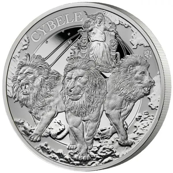 Cybele - Velká matka bohů - 2024, 1 oz stříbra